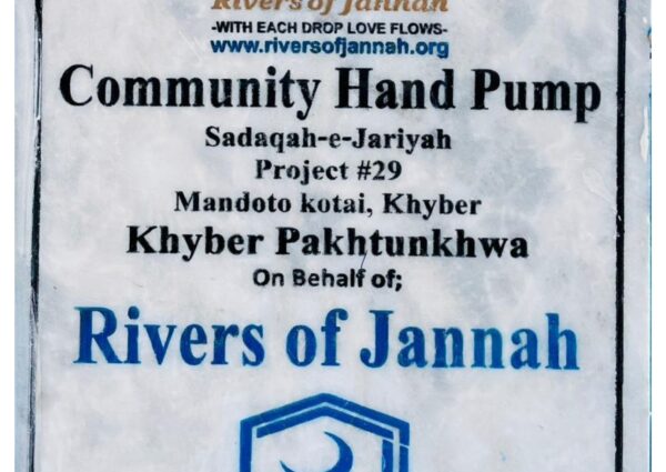 Rivers of Jannah Aghosh Al-Khidmat Pakistan (Project # 29 Completed)